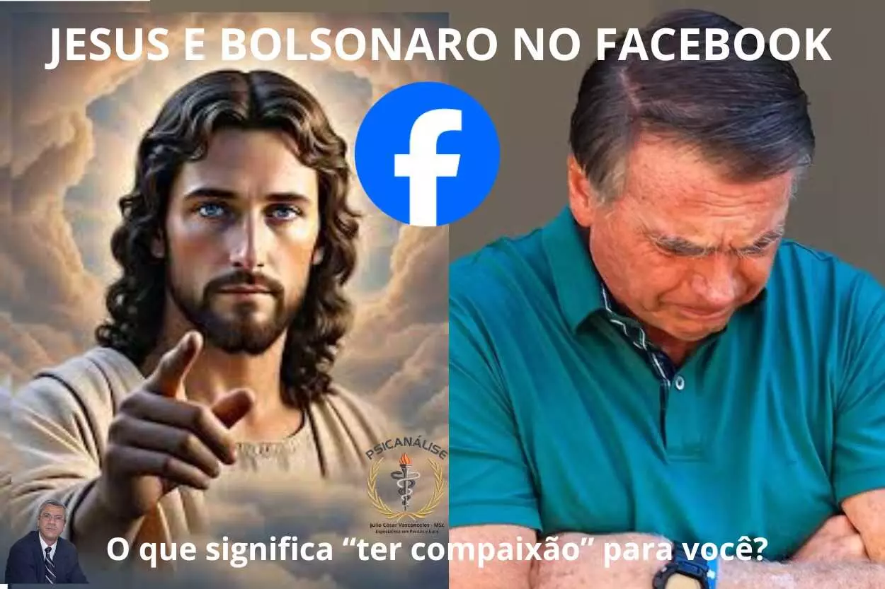 Jesus e Bolsonaro no Facebook