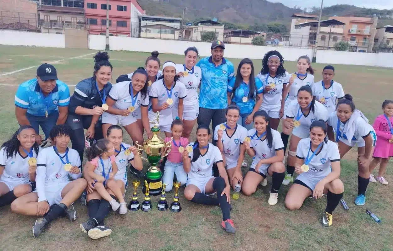 1º de Maio goleia Ideal e vence campeonato de futebol feminino de Mariana