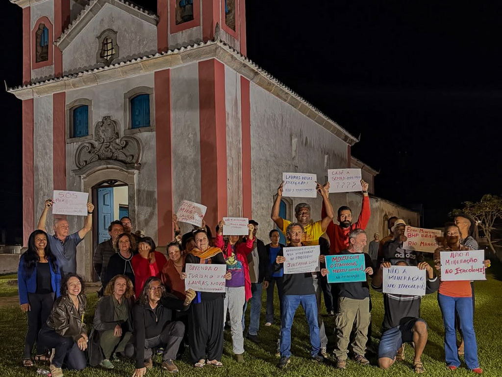 Moradores de Lavras Novas e região se mobilizam contra o avanço da mineração no Itacolomi