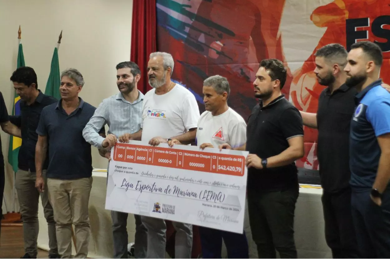 Confira o Calendário Esportivo 2024 de Mariana