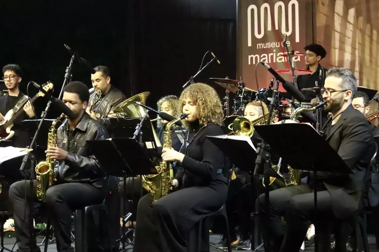 Big Band do Cefart encanta público no Museu de Mariana