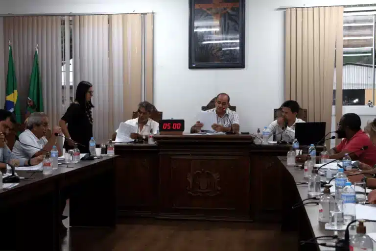 Abertura da 1ª reunião ordinária de 2023, da Câmara Municipal de Mariana, sob comando da nova Mesa Diretora