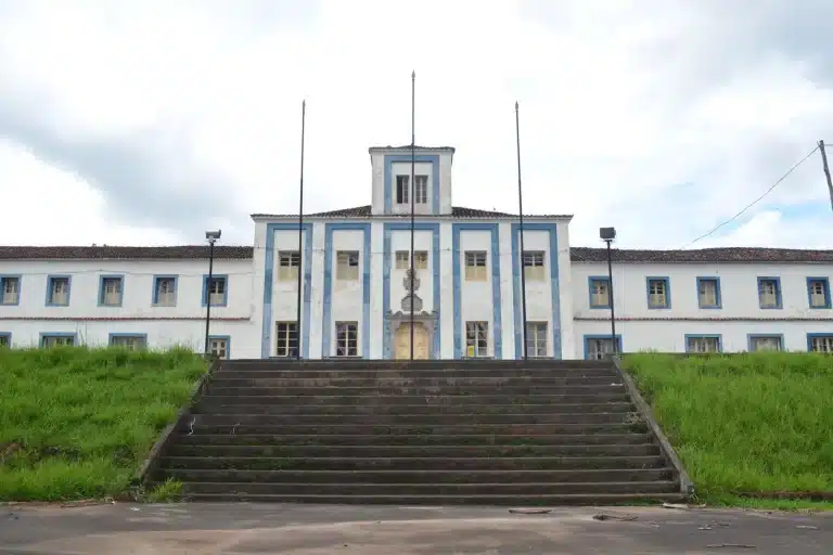 Fachada do Colégio Dom Bosco, construção histórica que será ocupada pelo hotel do grupo Vila Galé