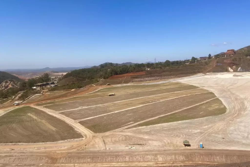 Vista parcial da cava do Germano depois da conclusão das obras de descaracterização