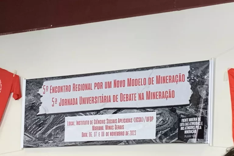 Primeira edição do Encontro Regional por um Novo Modelo de Mineração/Jornada Universitária de Debate na Mineração aconteceu em 2019