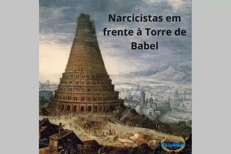 A Torre de Babel é utilizada pelo colunista como analogia para discorrer sobre a fragilidade humana