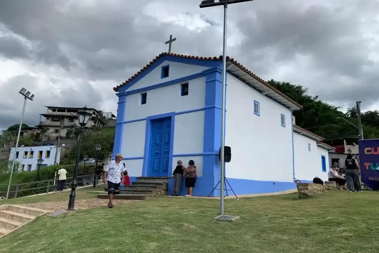 O início da construção da Capela de Santo Antônio, em 1696, é atribuído ao bandeirante Salvador Fernandes Furtado de Mendonça - Foto: Amanda de Paula Almeida/Agência Primaz