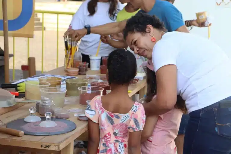 Público de todas as idades acompanhou o aulão da EOTM