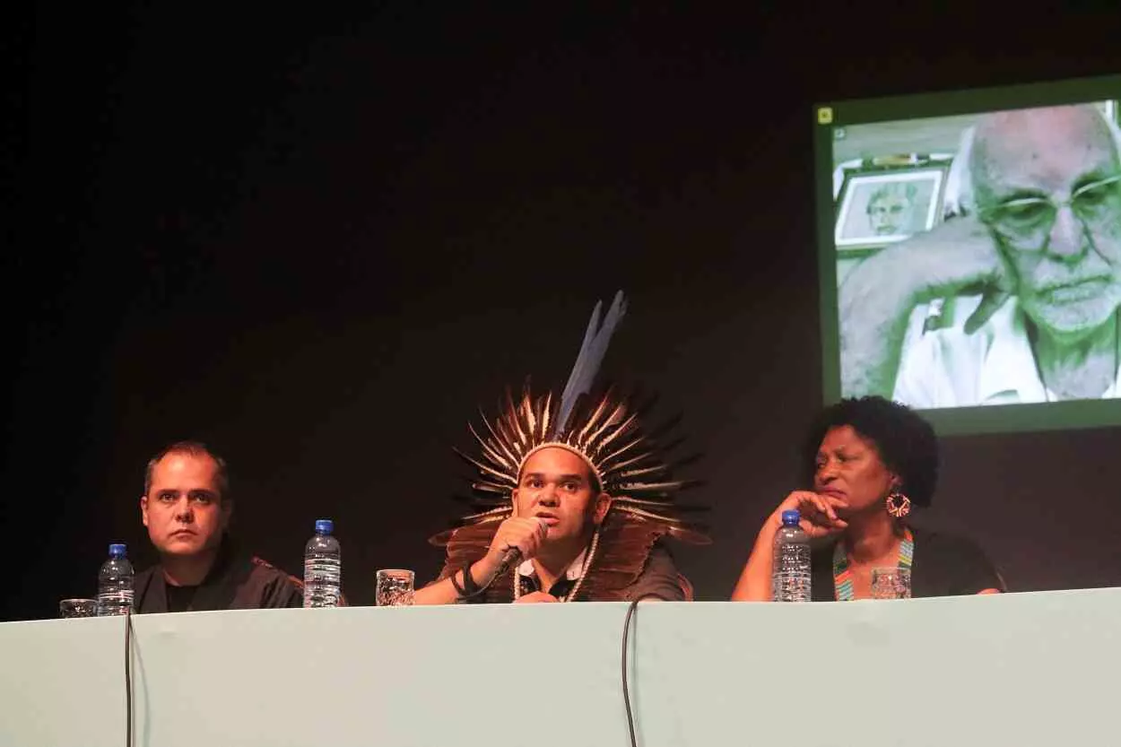 Danilo Borum-Kren em palestra na abertura do Festival da Vida em maio deste ano.