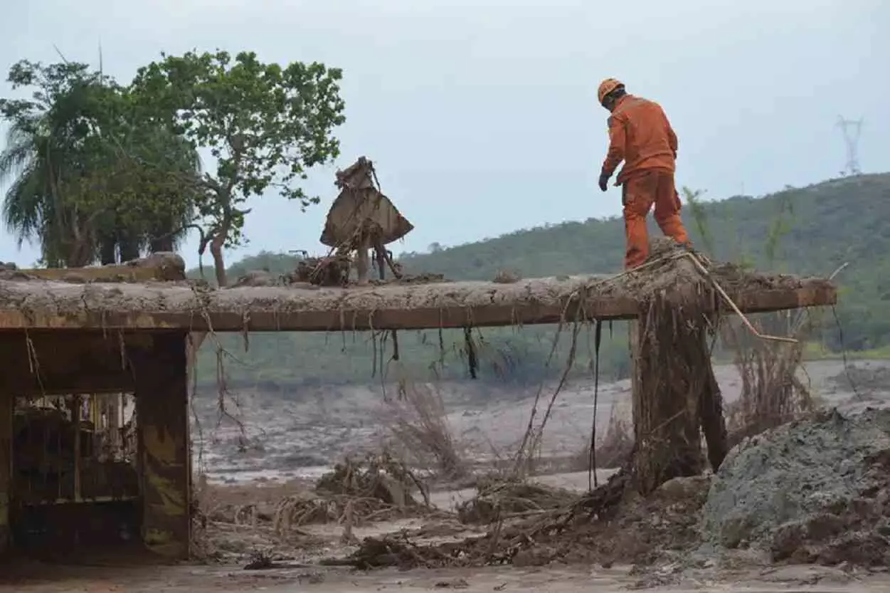 Mariana (MG) - Distrito de Bento Rodrigues, atingido pelo rompimento de duas barragens de rejeitos da mineradora Samarco